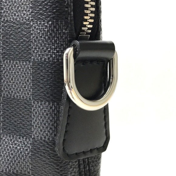 Authentic LOUIS VUITTON Damier-Graphite Porte-Document-Joule 2WAY Bag - Picture 6 of 9